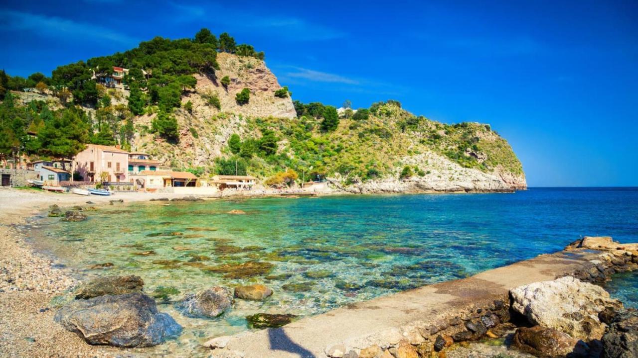 تاورمينا Greek Theater - Sea View Apartment المظهر الخارجي الصورة